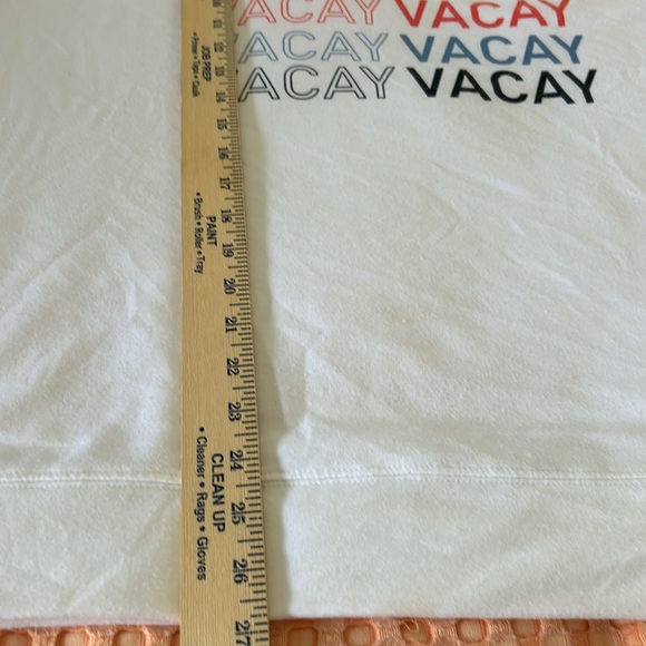 Macy’s Style & Co XL Women’s Sweatshirt “Vacay” Graphics Cold Weather Coming - Picture 8 of 11